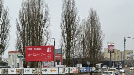 VOX na na nośniku w Szczecinie przy Santockiej