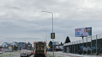 Orlen z WOŚP na naszym nośniku przy Gen. Sosabowskiego w Szczecinie