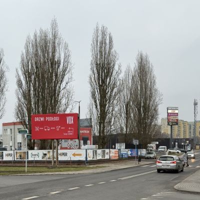 VOX na na nośniku w Szczecinie przy Santockiej